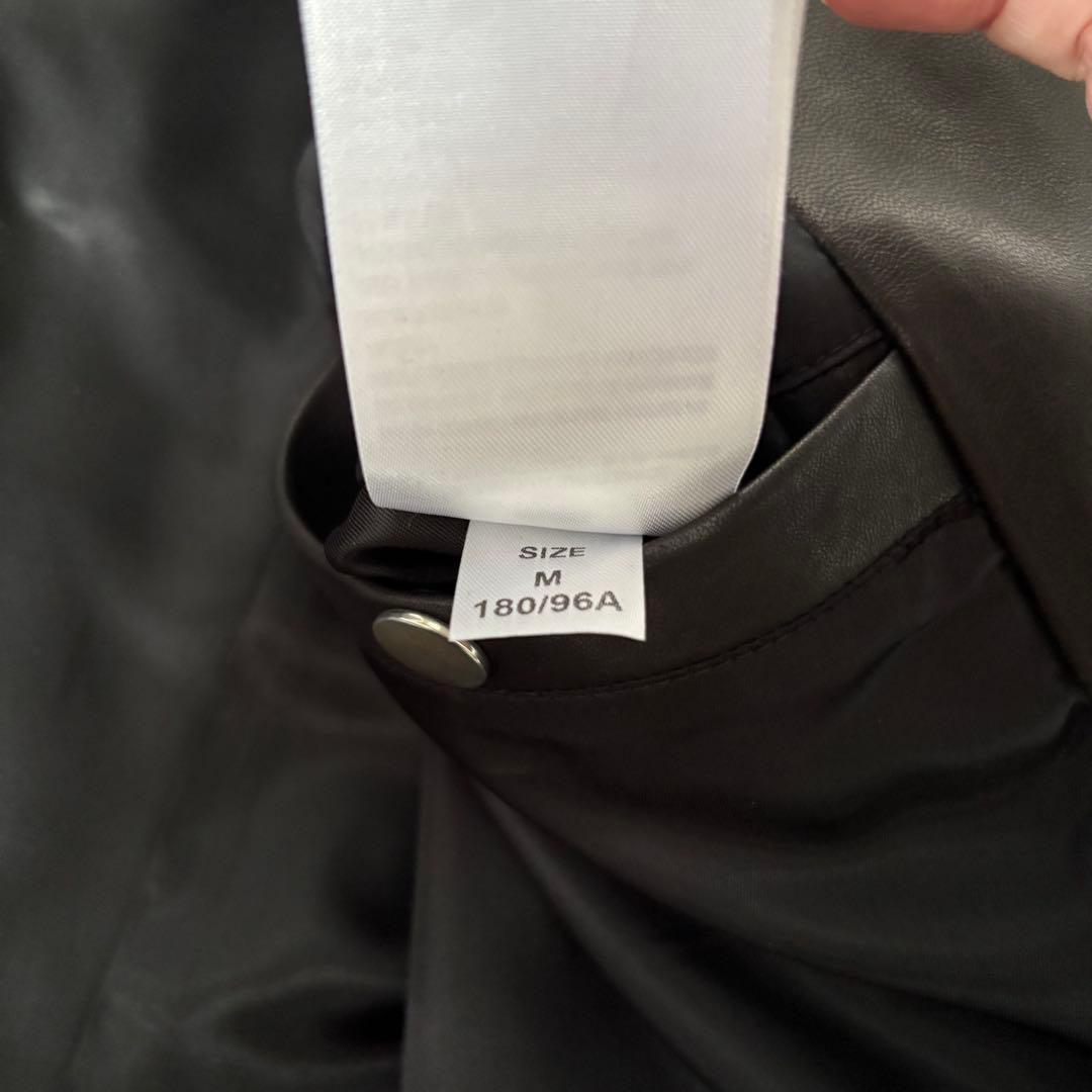 【極美品✨】ディーゼル　レザージャケット　シングル　ラムレザー　ライダース　黒