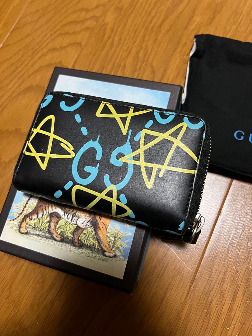 新品 レア GUCCI ゴースト ケース カードケース