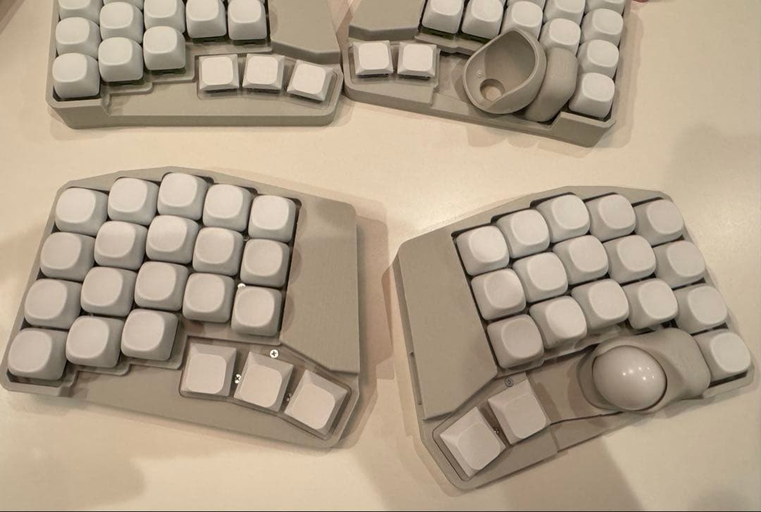 や*ち様 【新品】keyball39 マットボーンホワイト　完成品