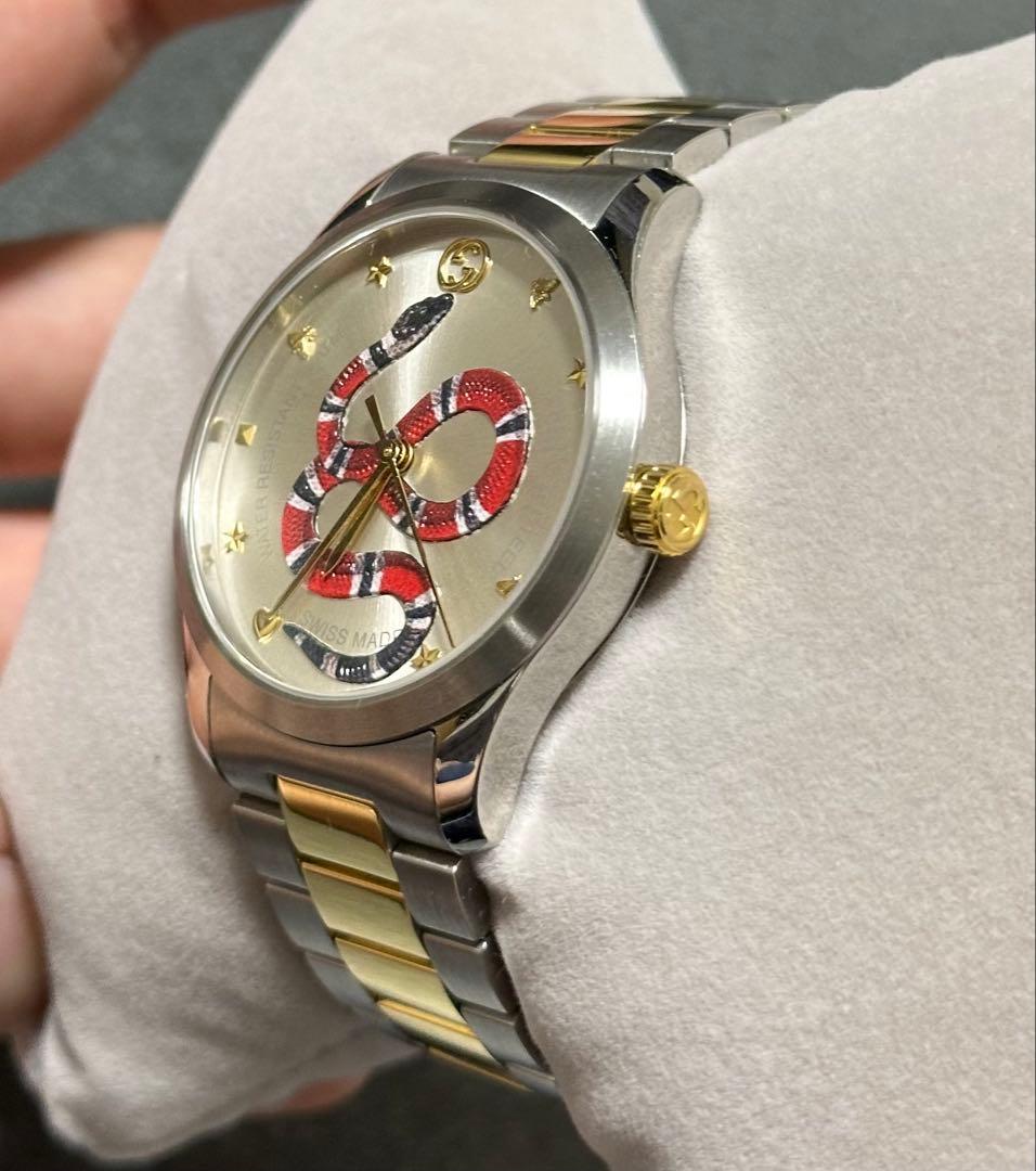 稼動 GUCCI 126.4 キングスネークGタイムレス
