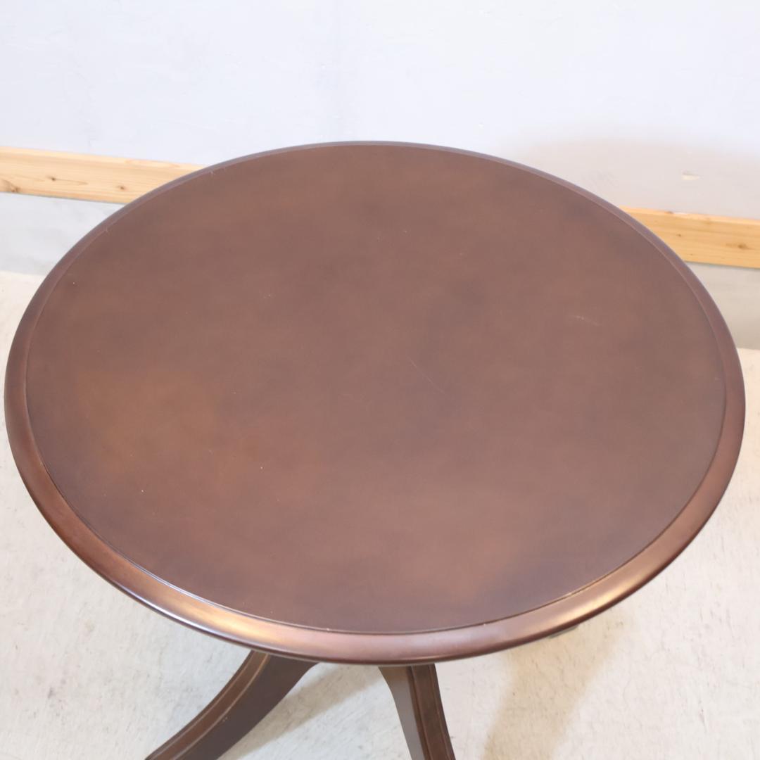 AKIMOKU 秋田木工 ラウンドテーブル ナラ材 丸 ダイニングテーブル 円形