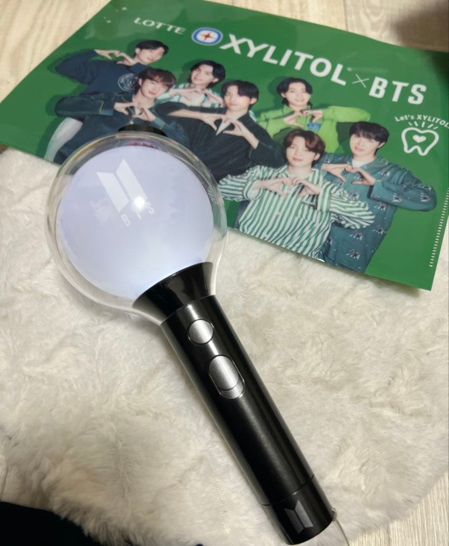 BTS アミボム ver.4 ペンライト MOS+ 新品電池６個付き