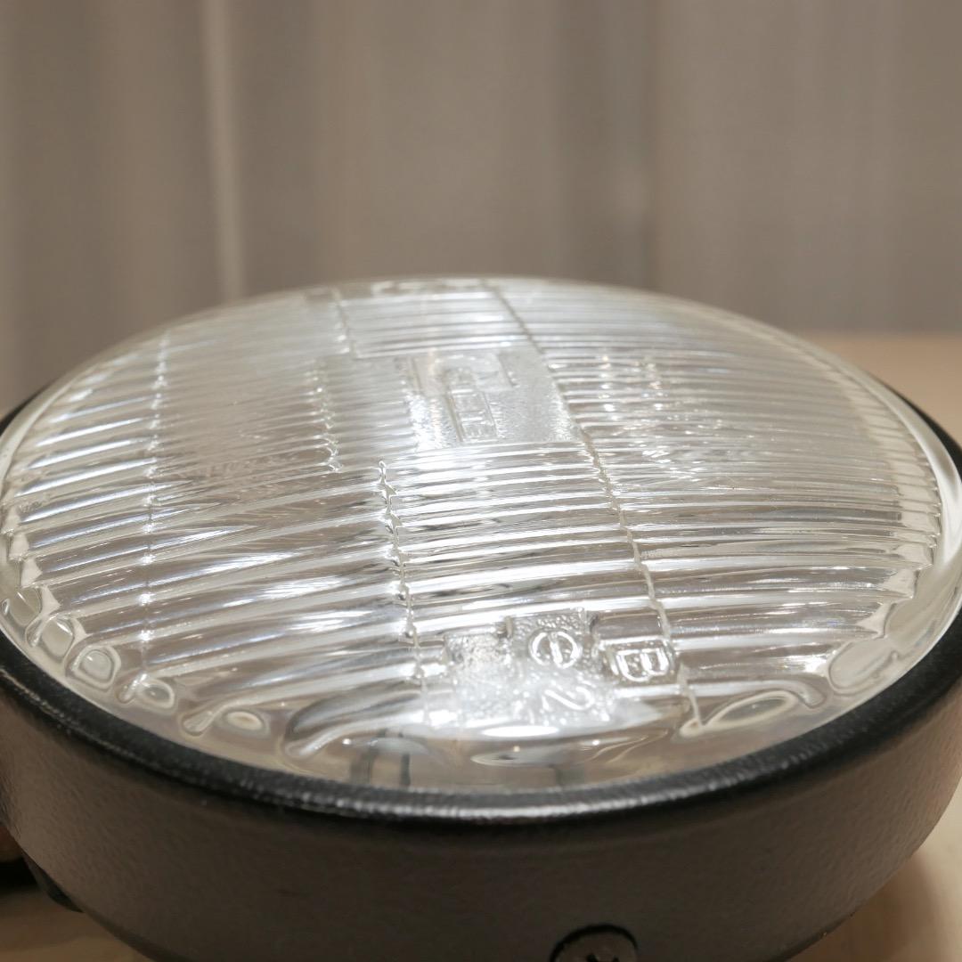 当時物 中古良品 CIBIE ハロゲンライト H3 12V 薄型 ブラック