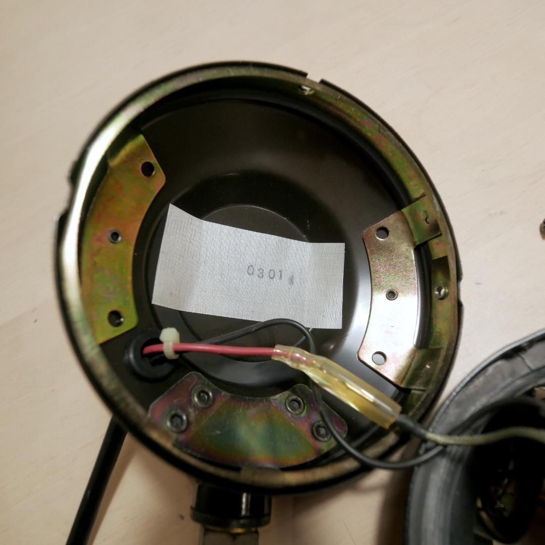 当時物 中古良品 CIBIE ハロゲンライト H3 12V 薄型 ブラック