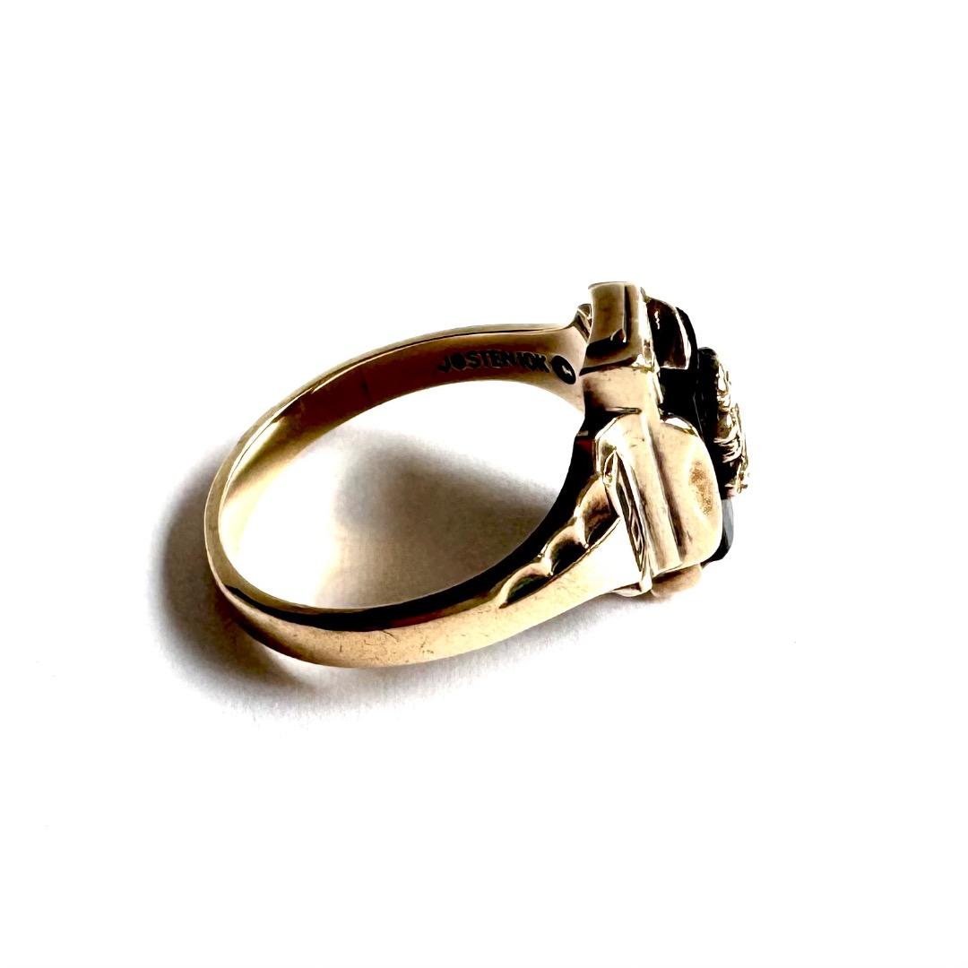 アクセサリー K10YG JOSTEN College Ring 1965 Vintage