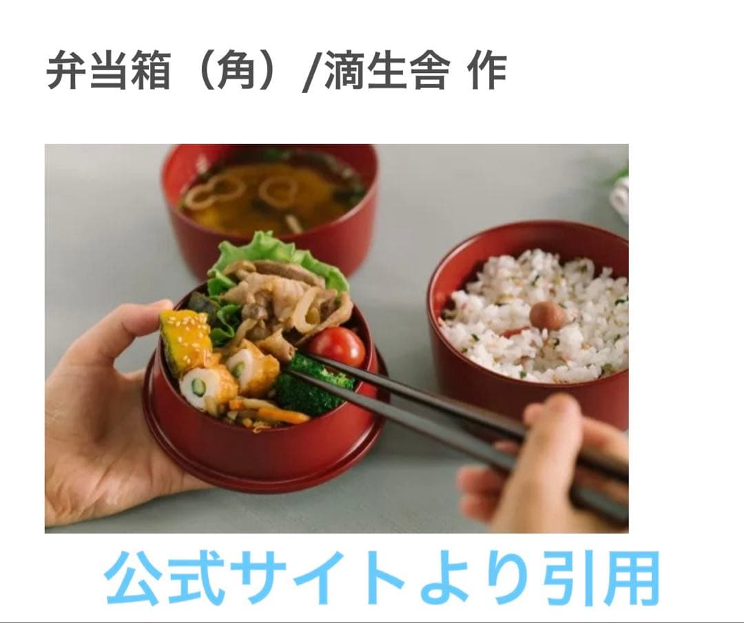 滴生舎　漆　弁当箱