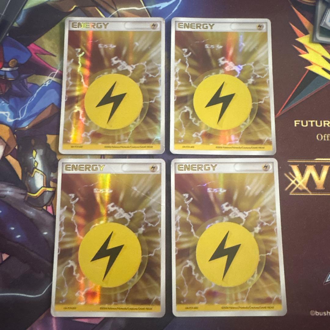 ポケモンカード 基本雷エネルギー ホロン 4枚
