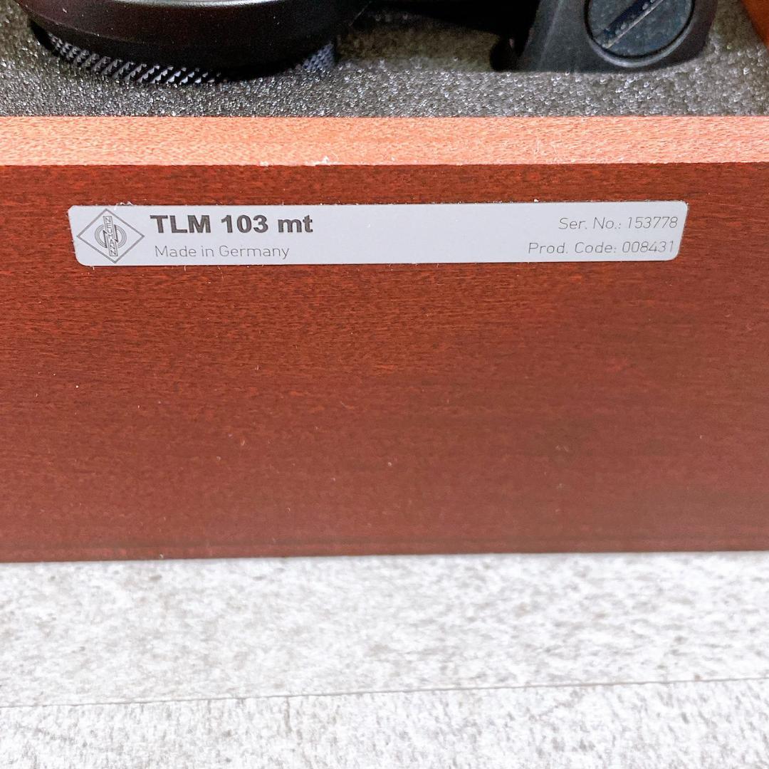【極美品】Neumann TLM103 MT コンデンサーマイク（ブラック）