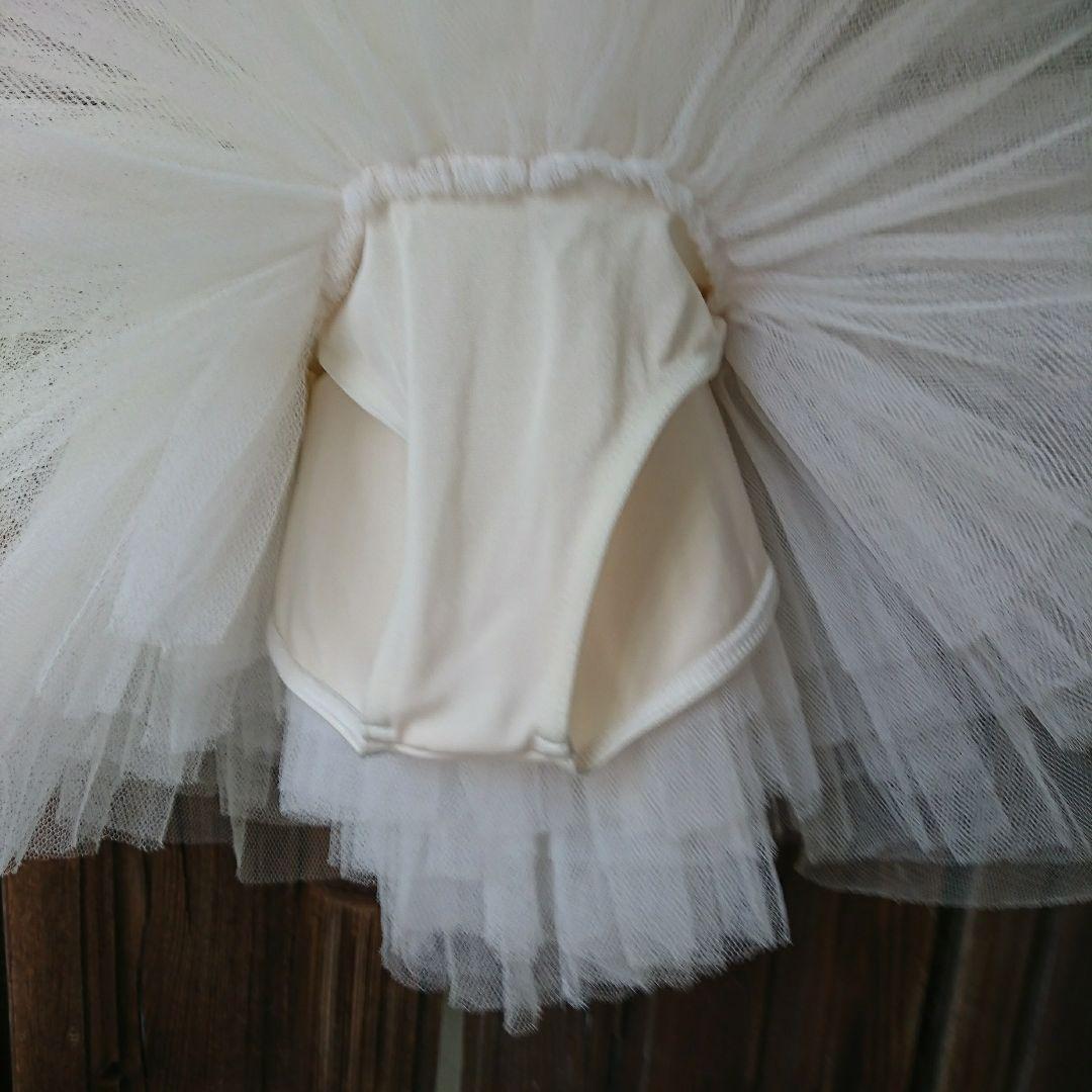 ヴィンテージ チュチュ 子ども用 バレエ衣装 オフホワイト