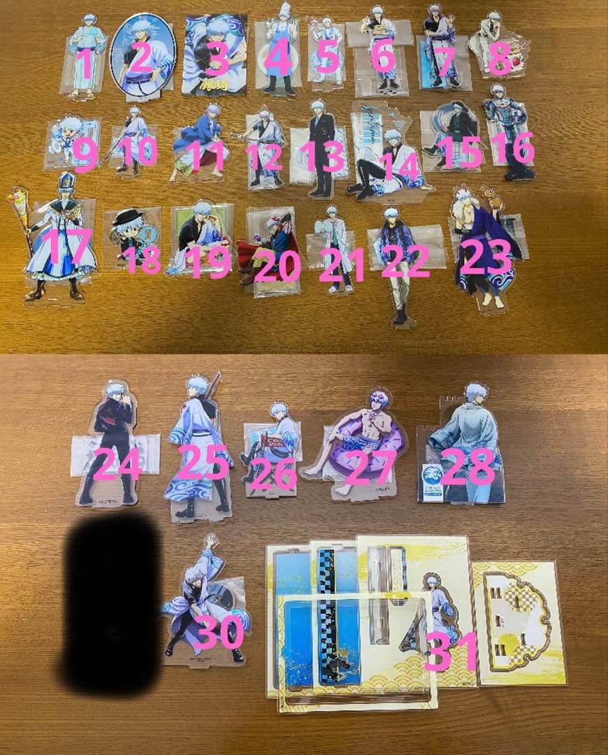 銀魂　坂田銀時　アクリルスタンド　まとめ売り