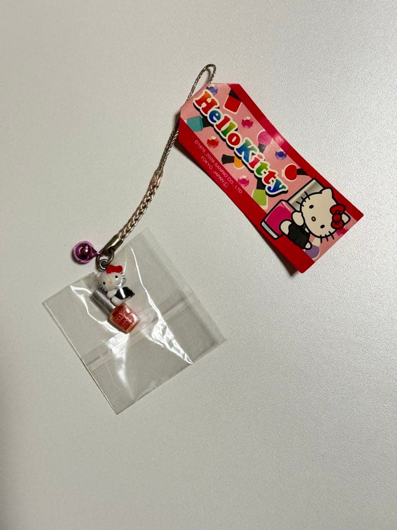 【激レア】ハローキティ　お仕事シリーズ　ネイリスト　ネイル　限定根付け