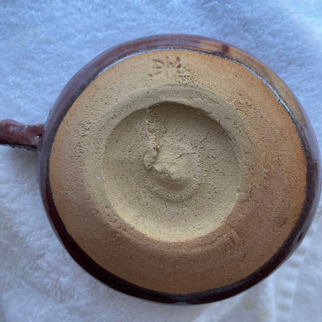 酒器　片口　亥　直径約14㌢