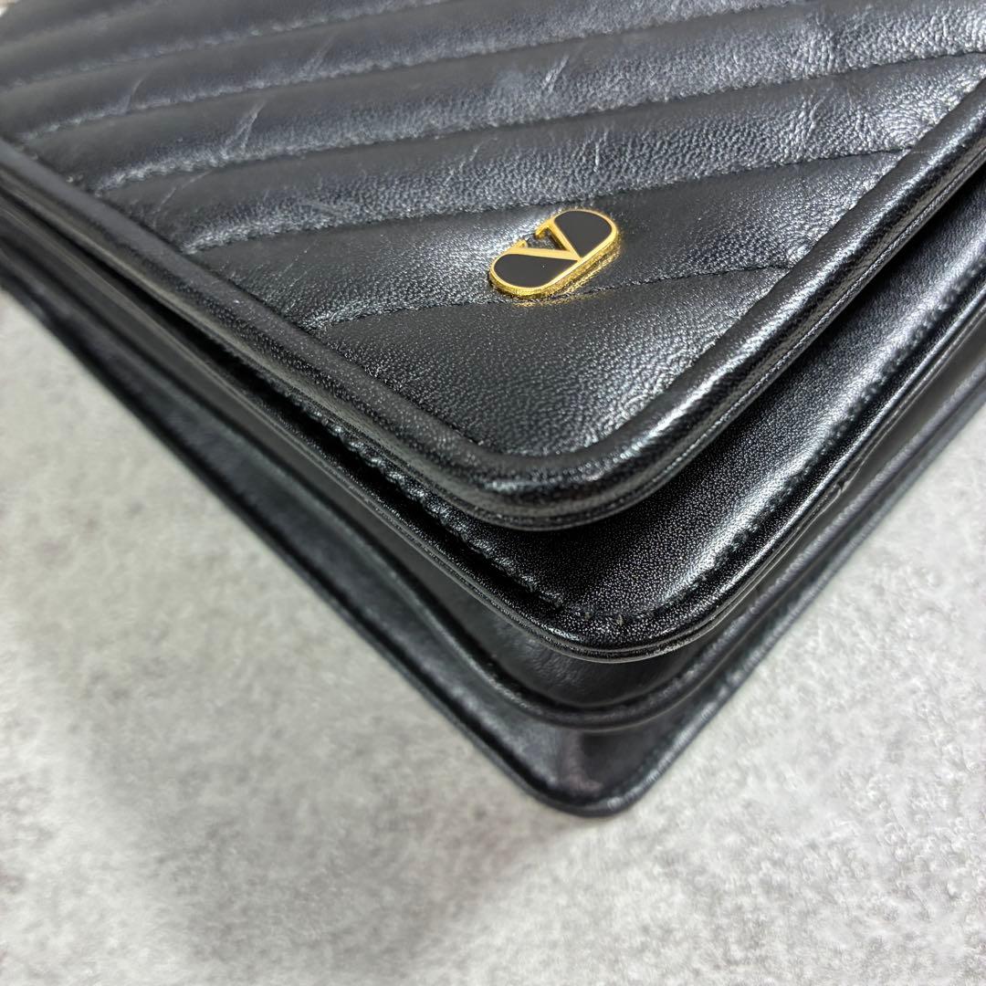 美品✨ バレンティノ キルトレザー ショルダー バッグ 2way ヴィンテージ