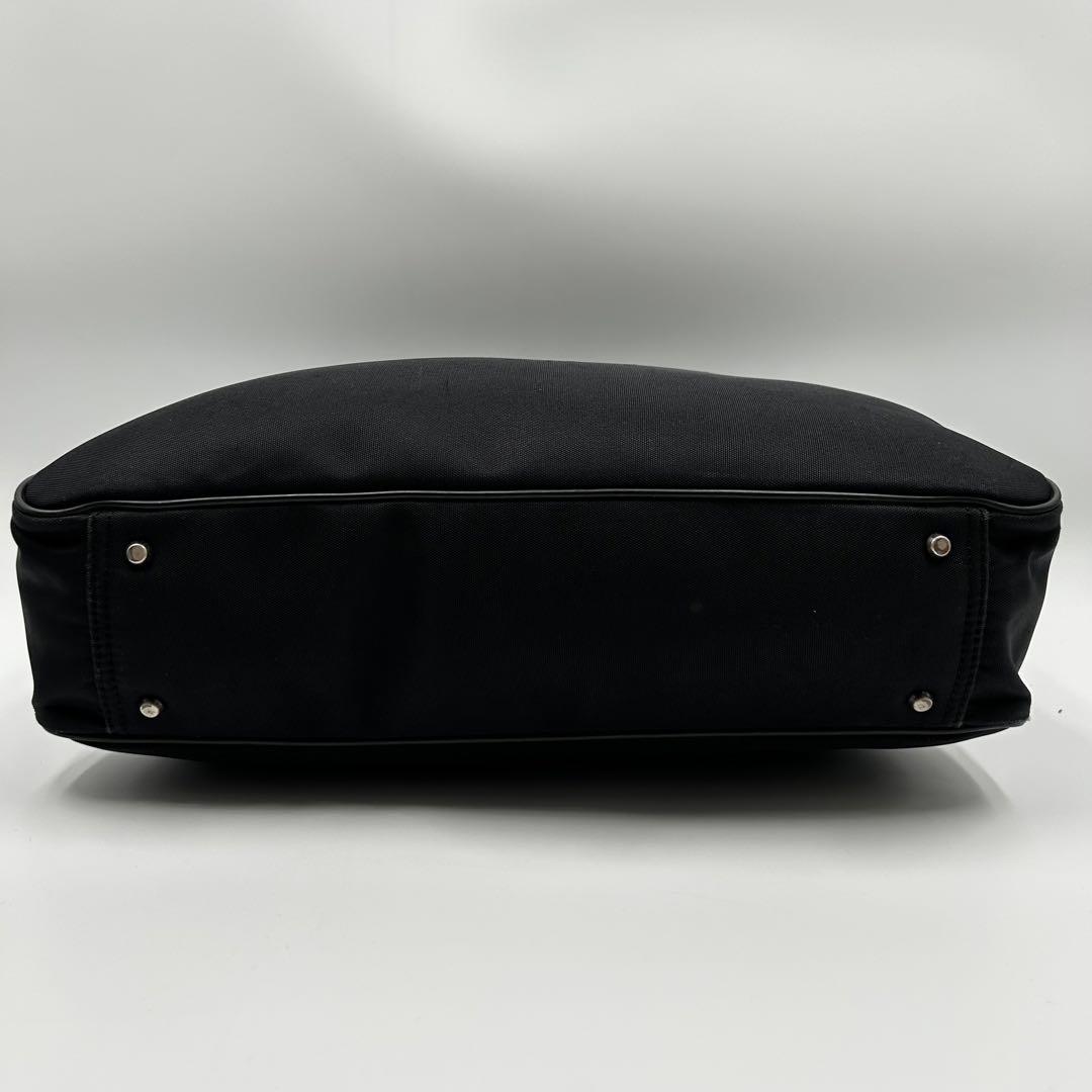 バーバリーブラックレーベル ビジネスバッグA4可　2way チェック　黒