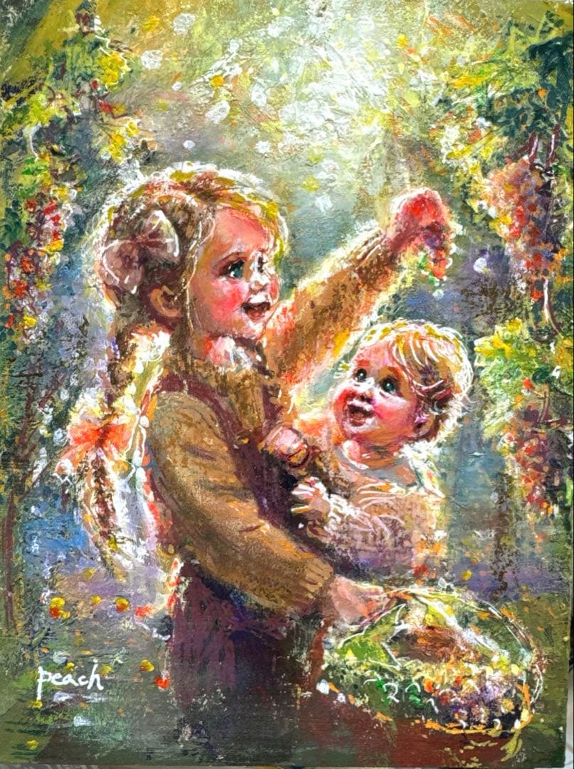 ○ひと房の詩1　　　絵画原画