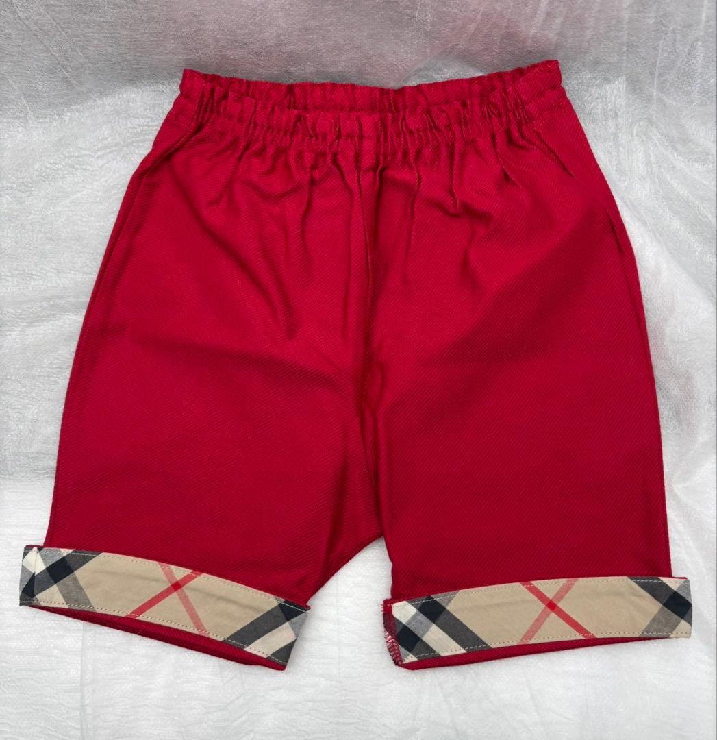 新品未使用品　バーバリー　80cm Tシャツ・ショートパンツ・ソックスセット