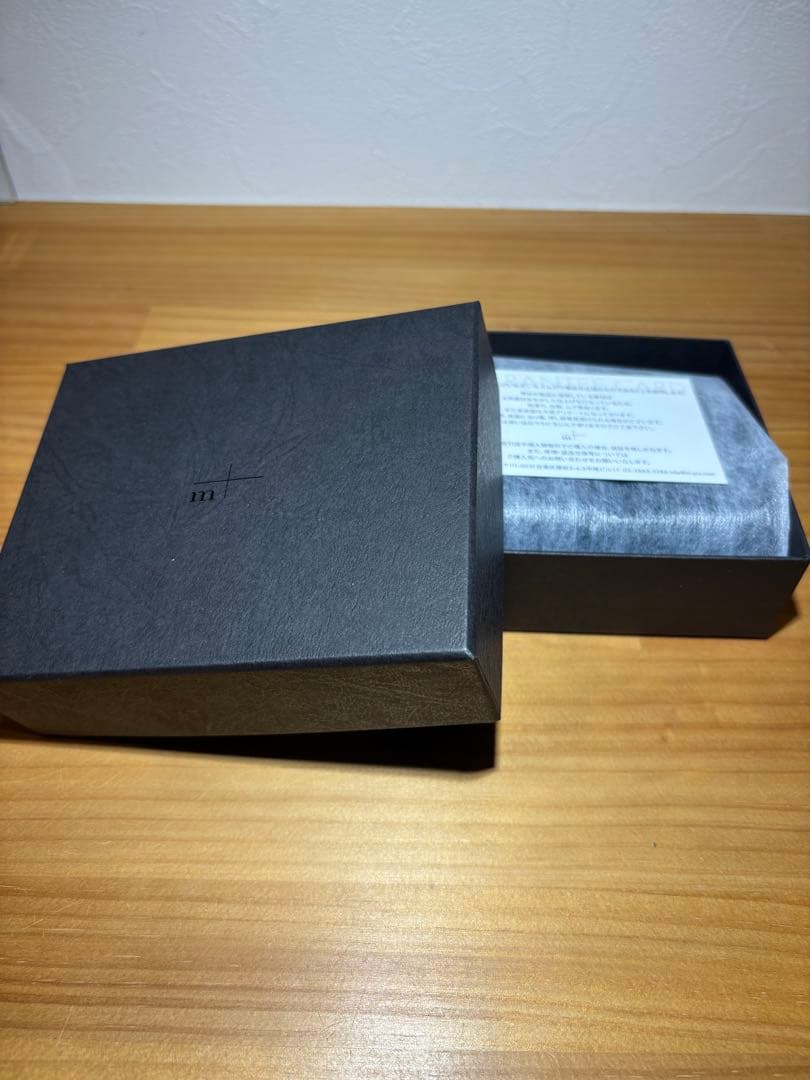 エムピウ　m+ ミッレフォッリエ　パイソン ネイビー 財布