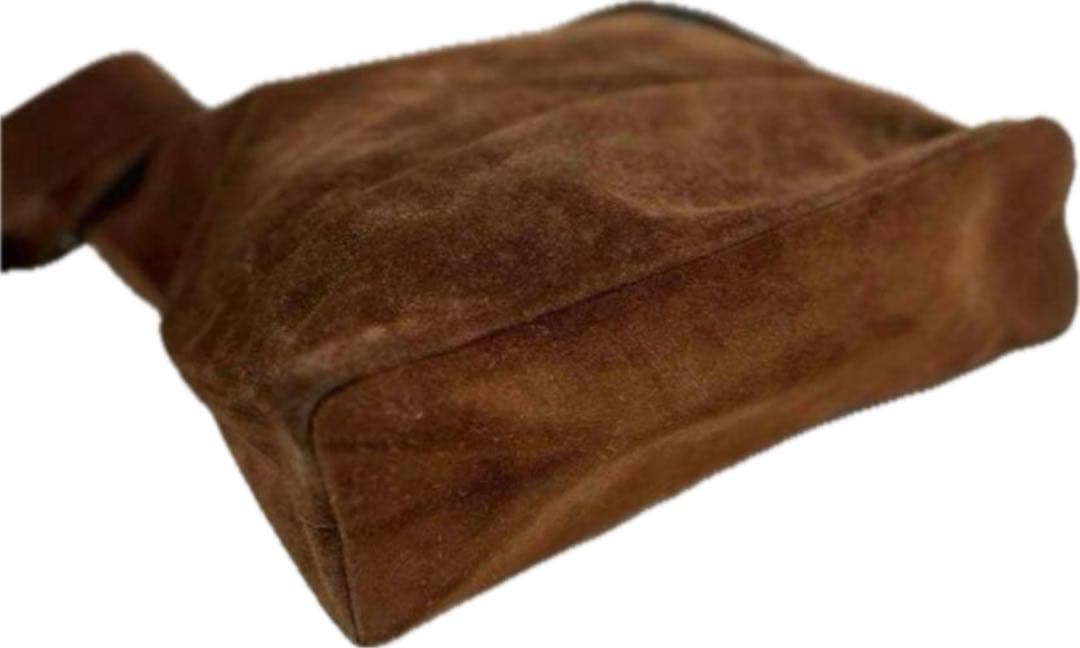 CELINE セリーヌ 総スエード フローラル ショルダーバッグ