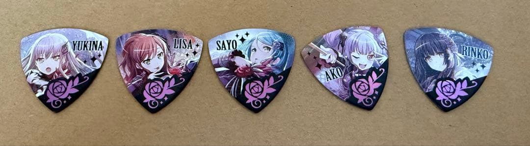 激レア バンドリ Roselia ESPコラボ ピック