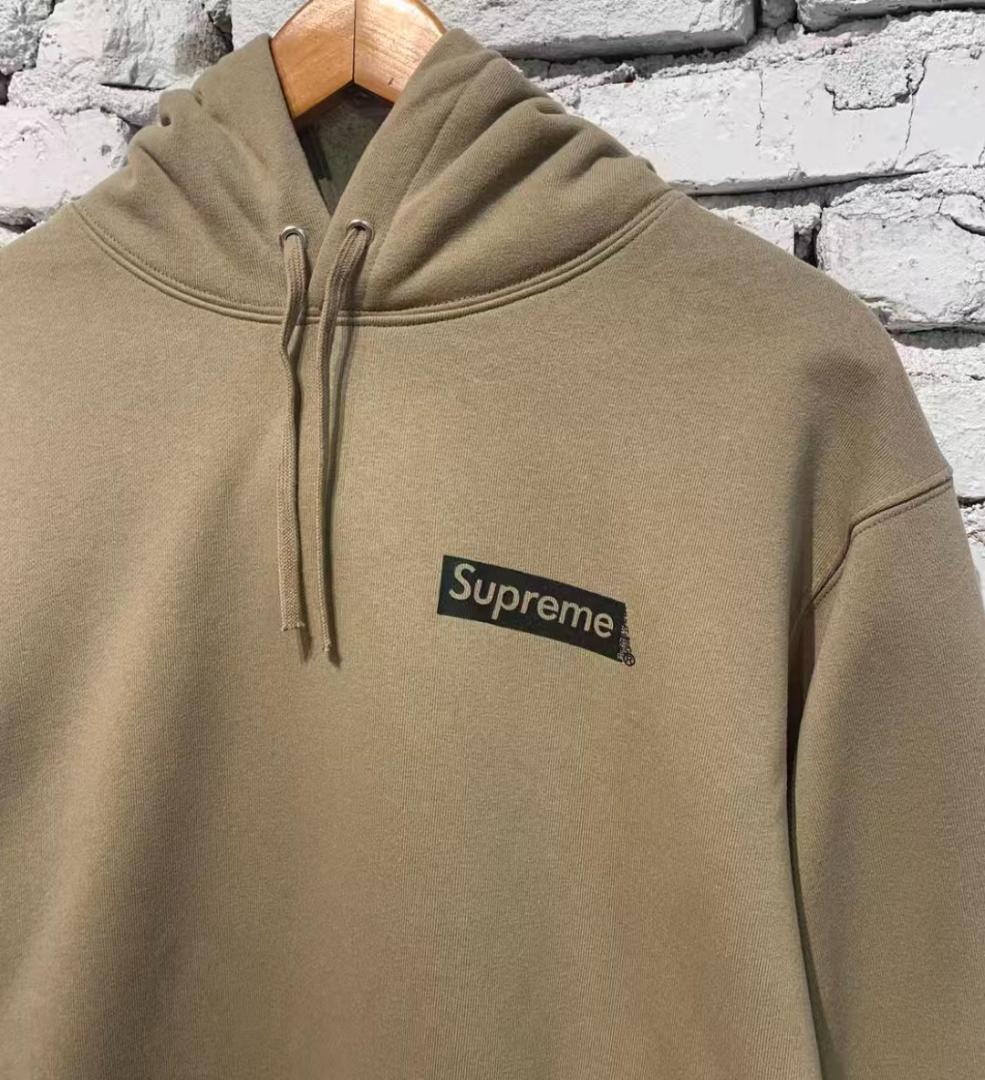 Supreme ベージュ フード付きパーカー
