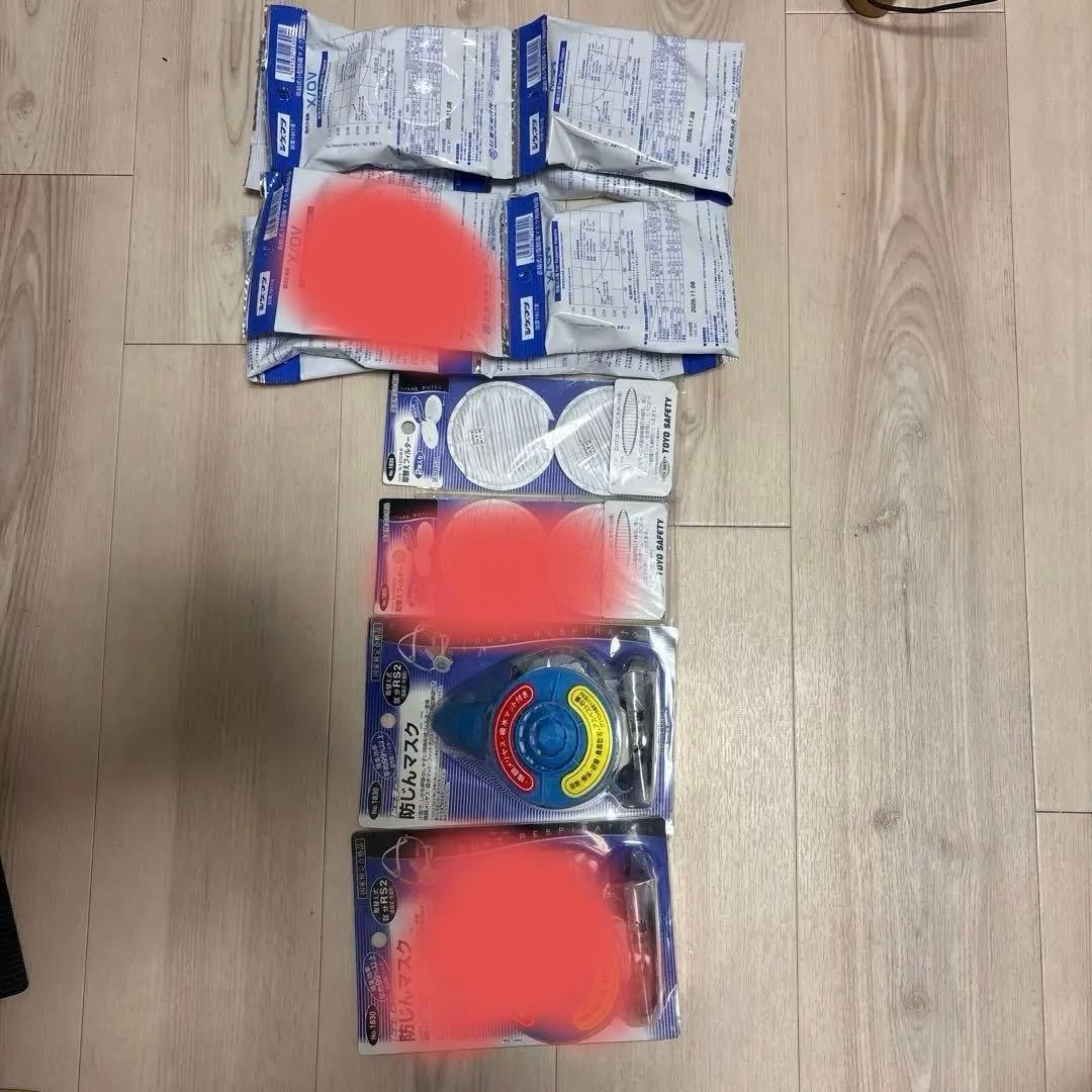 無茶苦茶　安い　防じんマスク RS2 2 取替フィルター　 吸収缶　セット