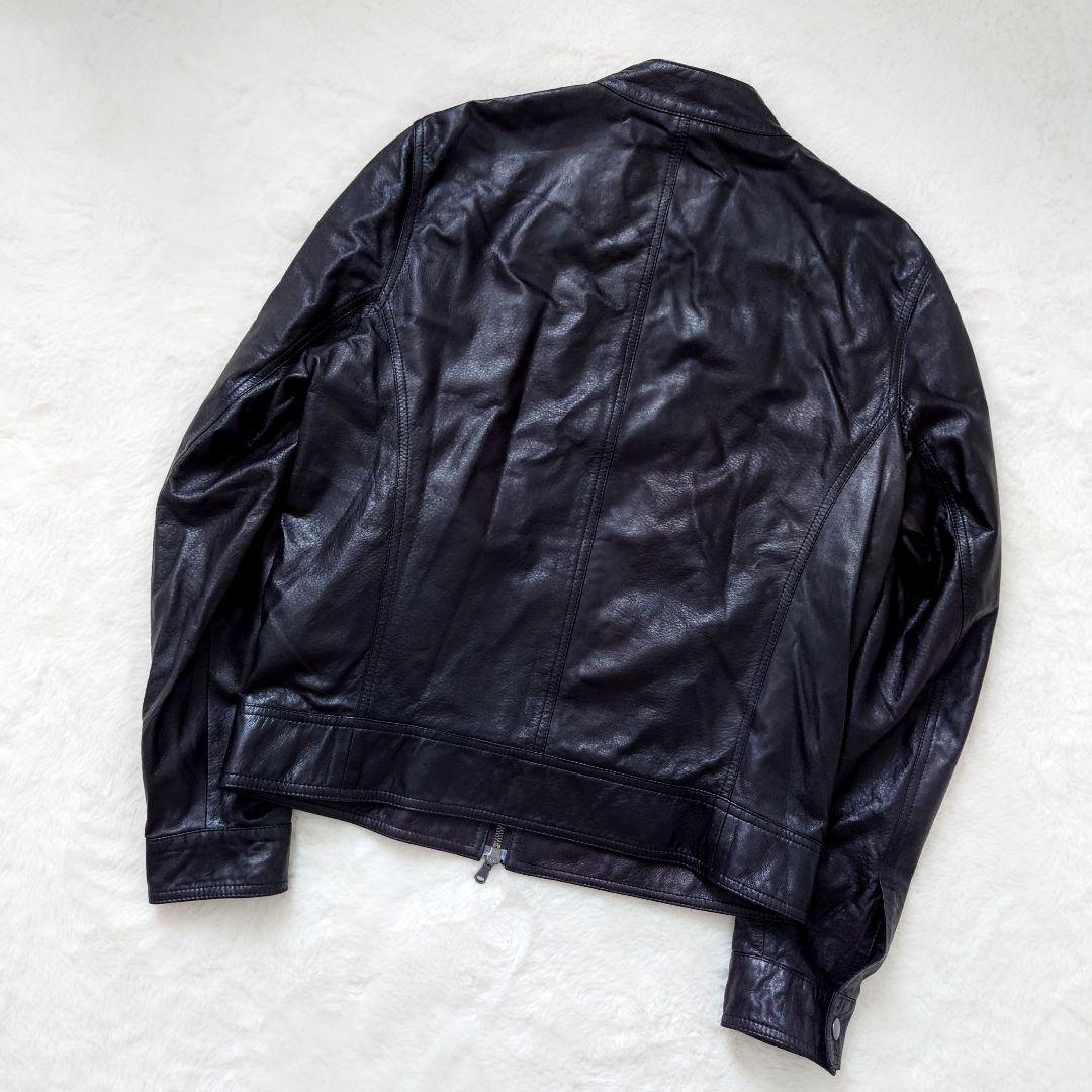 ジャケット・アウター EMMETI BIKER JACKET IN LAMBSKIN NAPPA