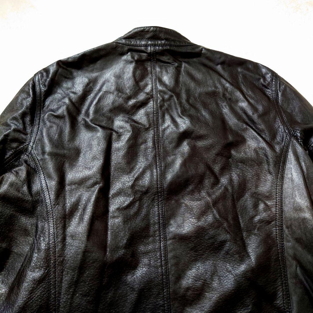ジャケット・アウター EMMETI BIKER JACKET IN LAMBSKIN NAPPA