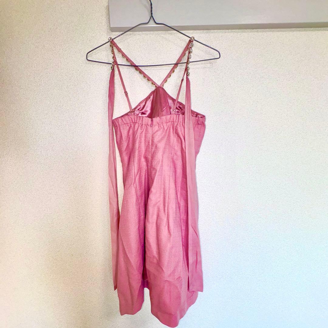 ROBE de FLEURS ピンクドレス Sサイズ