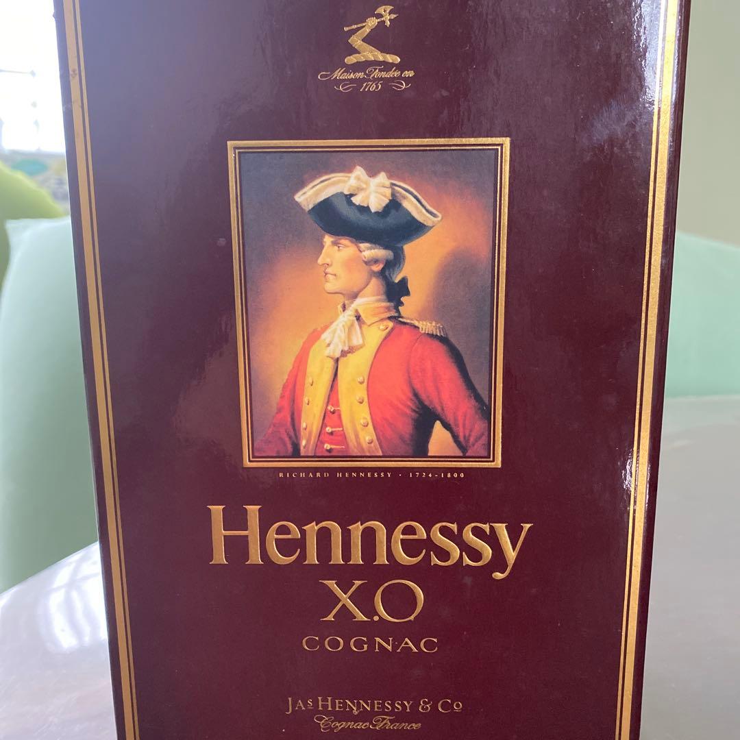 Hennessy XO金キャンプ　クリアボトル　ヘネシー　古酒