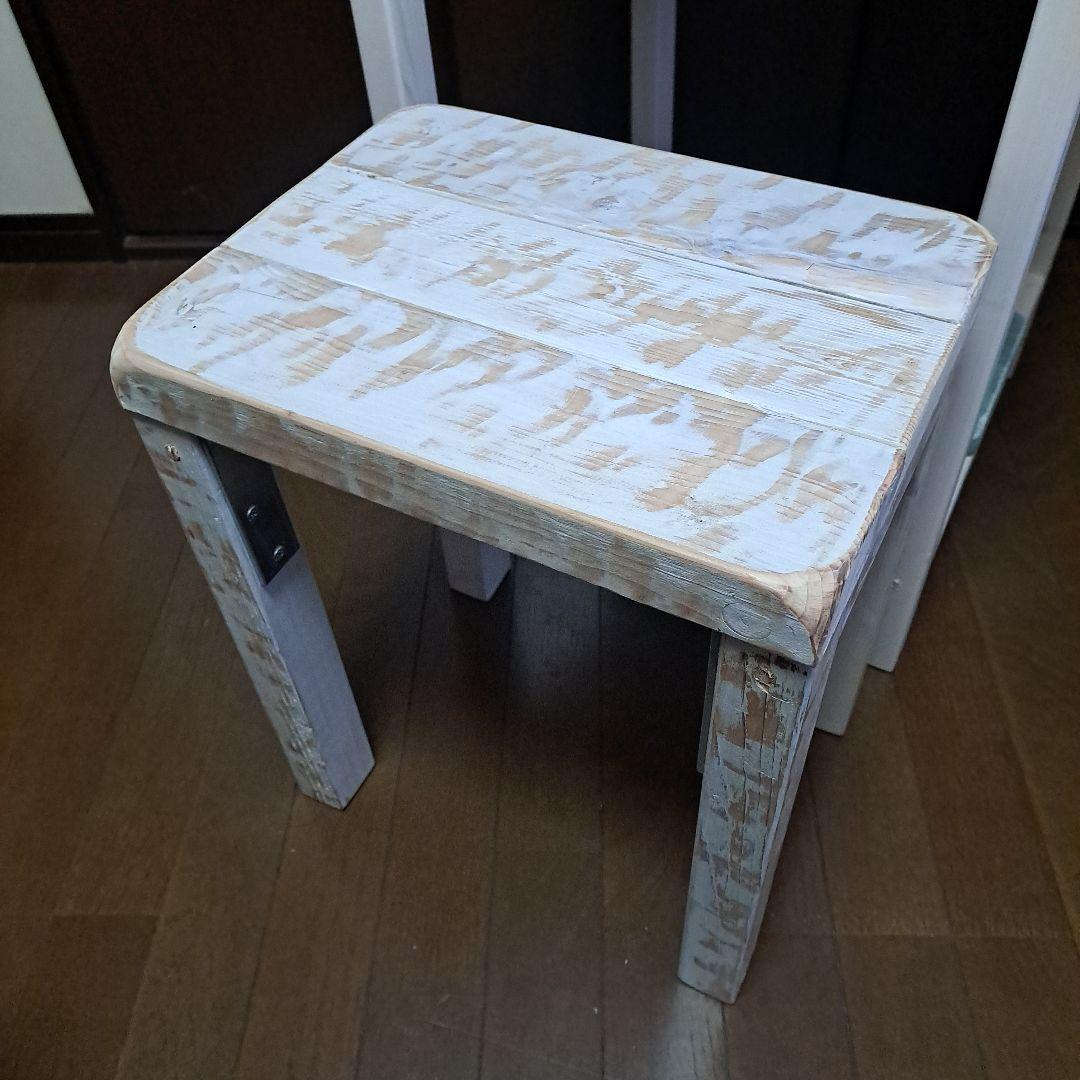 ガーデンテーブル&スツールセット ハントメイド　期間限定値下