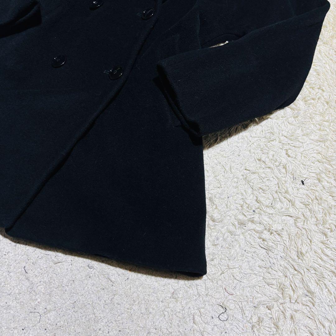 ✨極美品✨ARMANI COLLEZIONI チェスターコート カシミヤ 黒