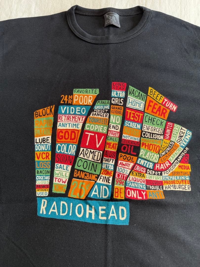 新品レディオヘッド RADIOHEAD Tシャツ