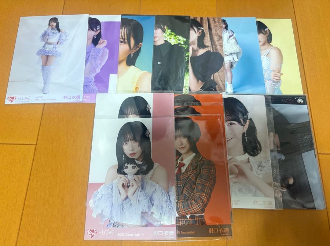 イコラブ 野口衣織 まとめ売り 生写真 ミニフォト