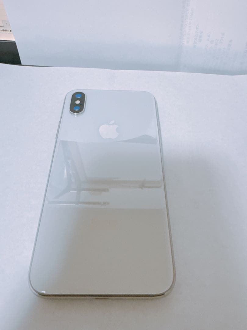 Apple iPhone X 本体 シルバー 64gb