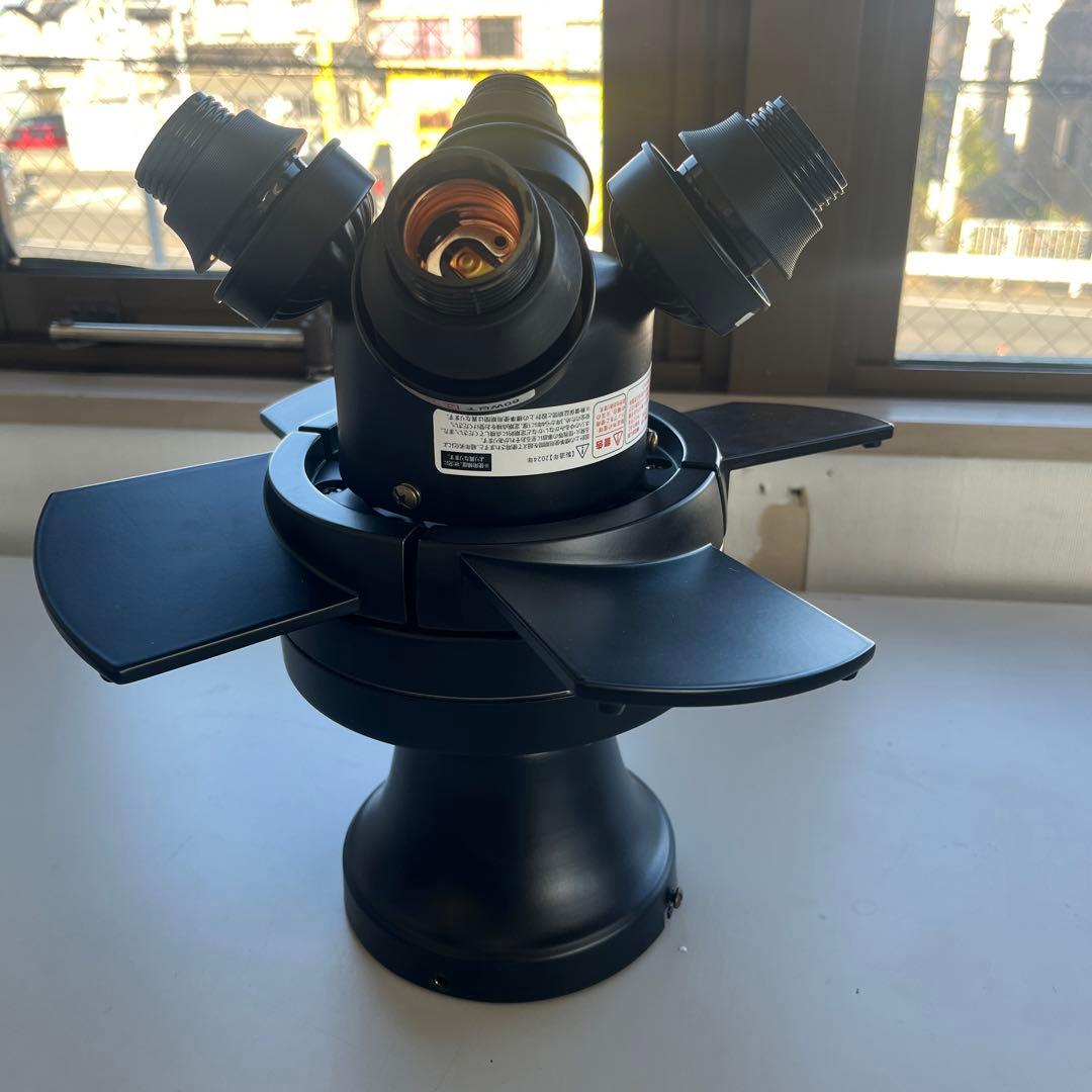 シーリングファン ブラック　JAVAlO ELF JE-CF003-BK