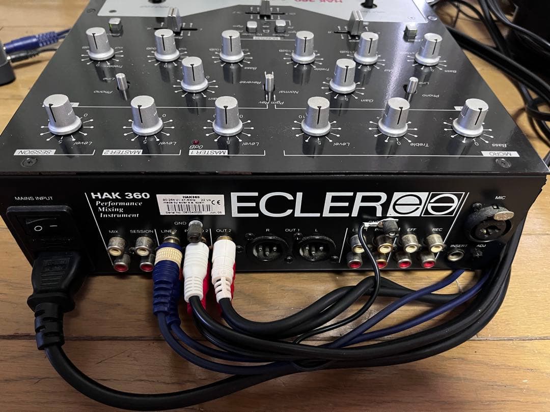 希少　バトルDJミキサー　ECLER HAK 360 SH-EX1200