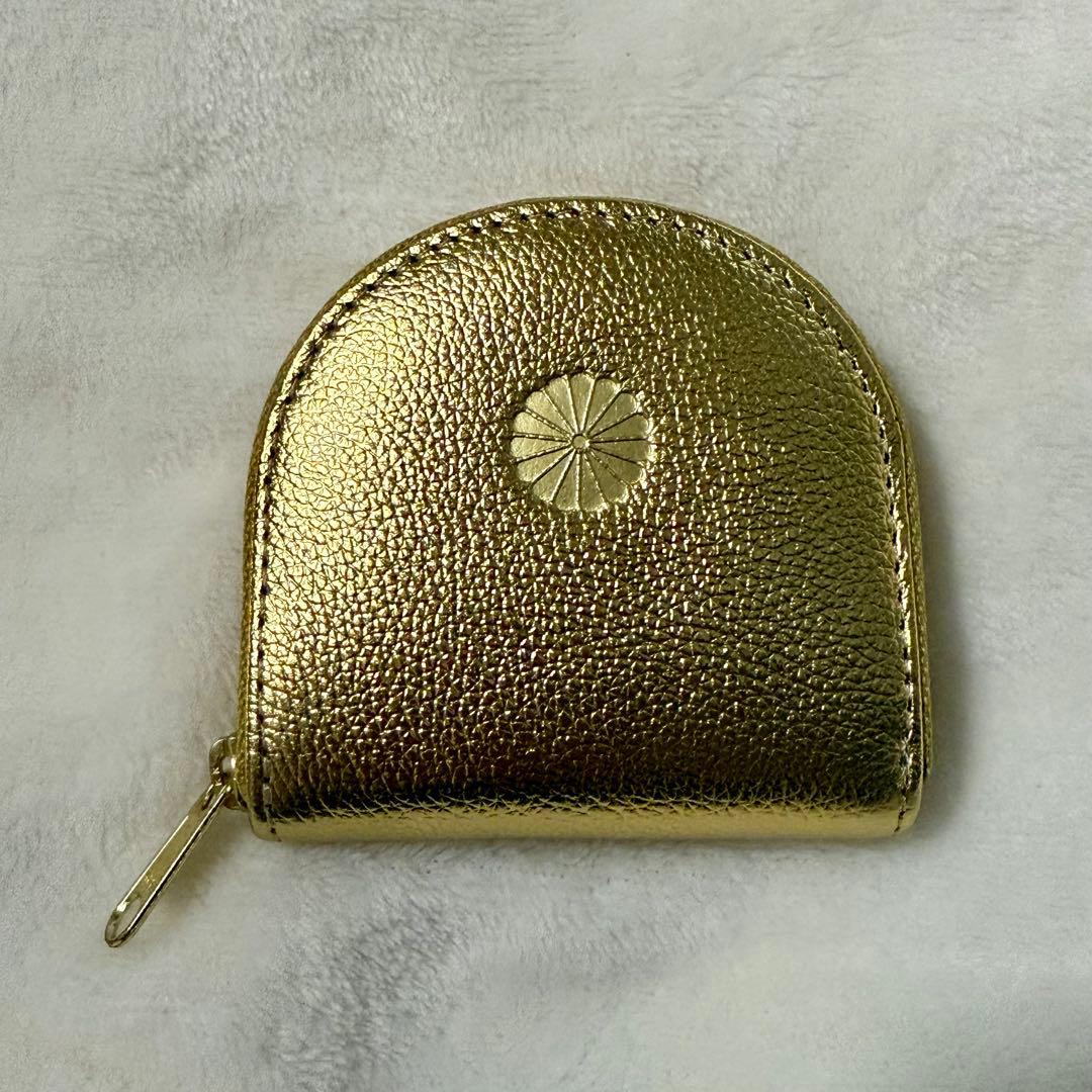 皇居 財布 ゴールド 半円形 ケース 限定品