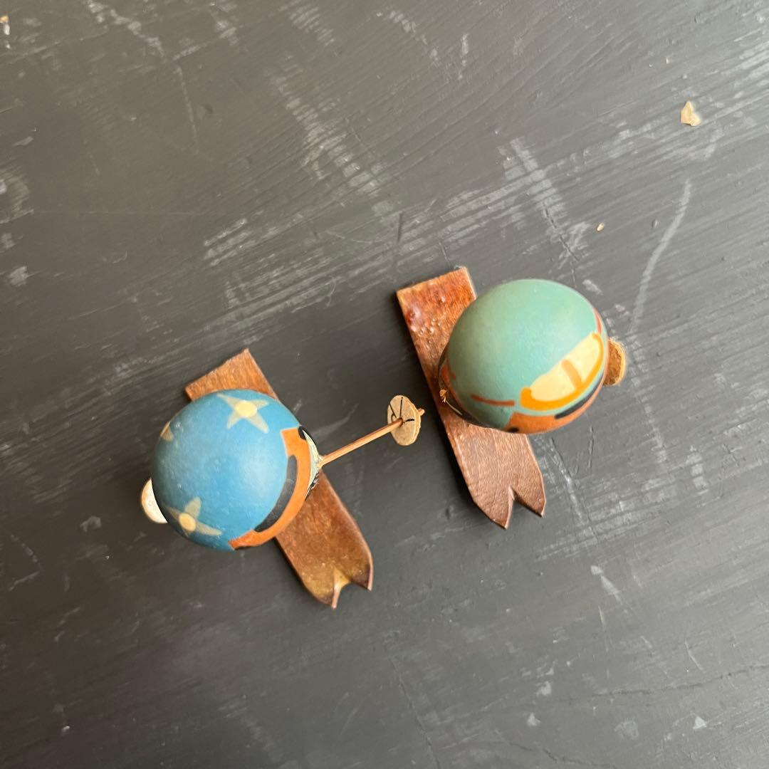 首ふりこけし スキー人形 ゆきんこ 民藝 農民美術 モンペ 着物 雪国