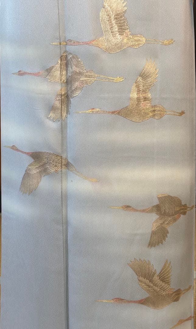 正絹訪問着　袋帯　２点セット