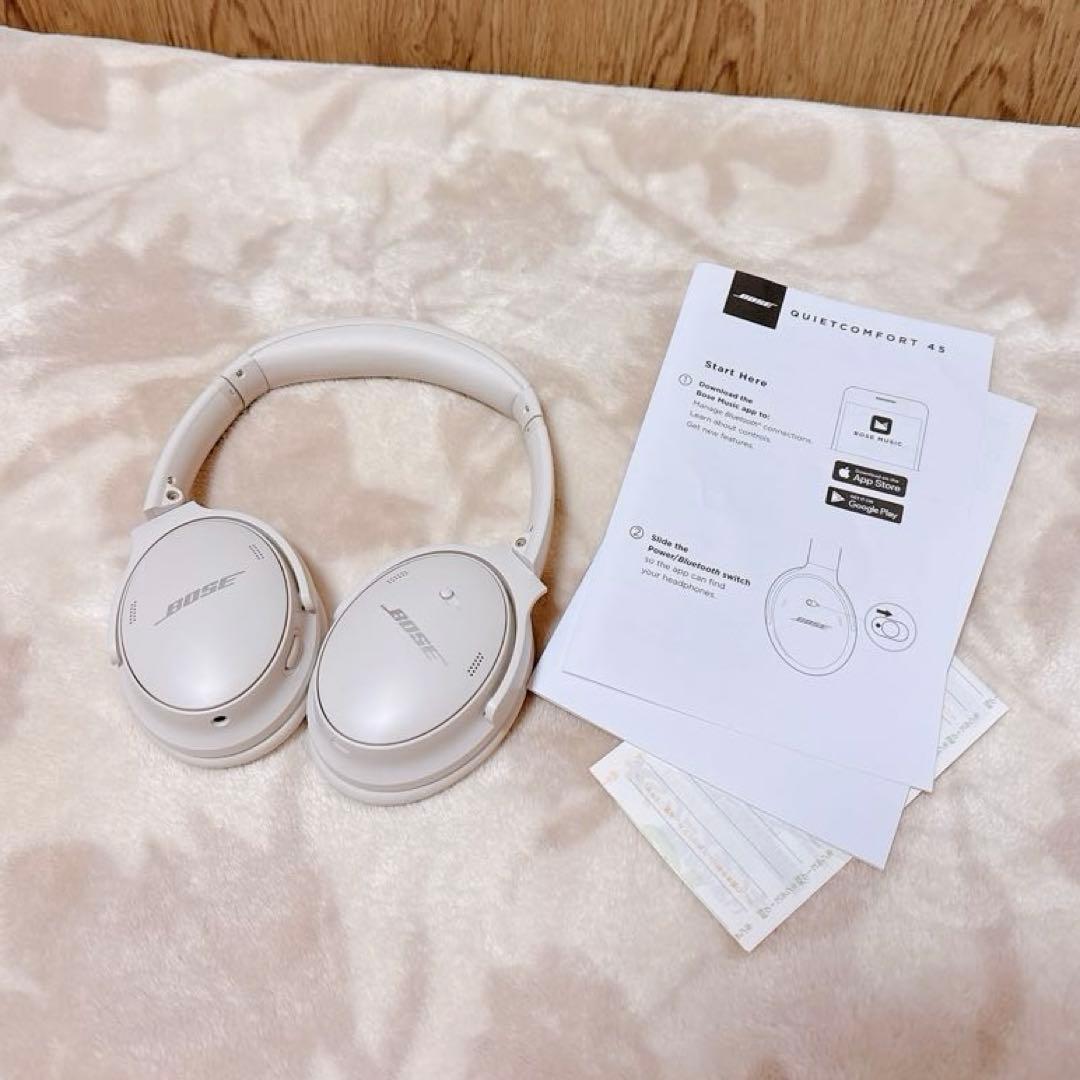 【美品】安定の重低音◎Bose QC45ヘッドホン