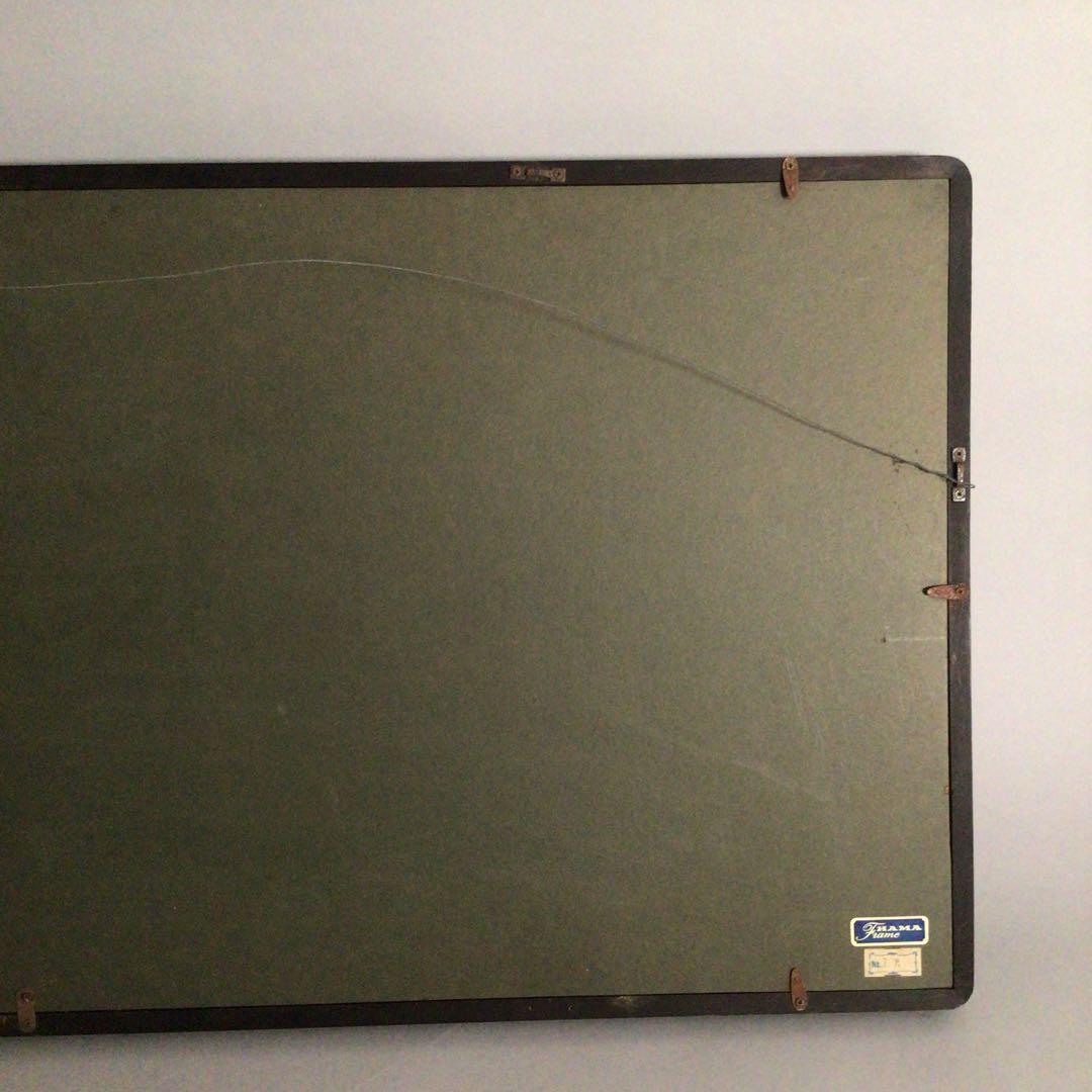 No3137  扁額装　在銘　日孝　宣義　款　水墨野菜画賛　日々是好日　送料無料