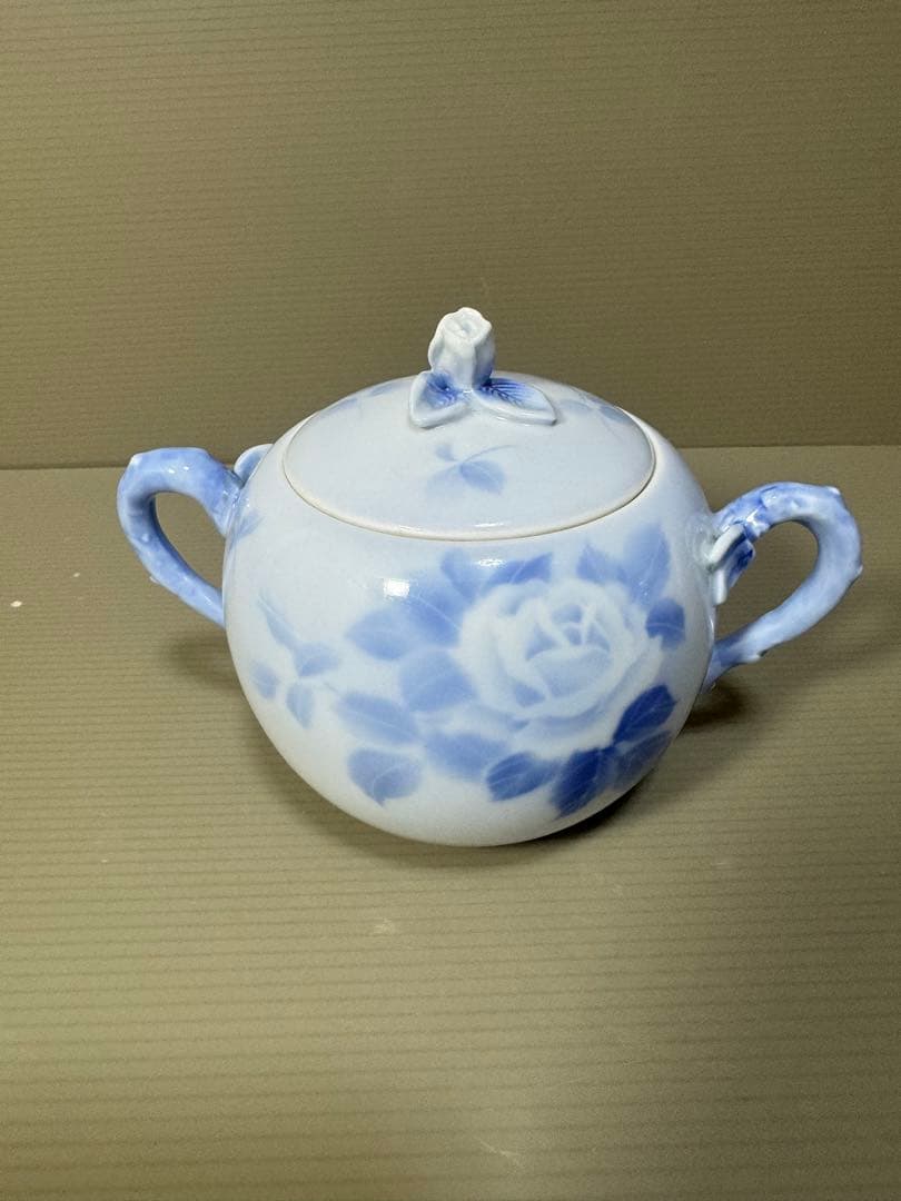 2289 希少　深川製磁　ティーポット1客　シュガーポット1客