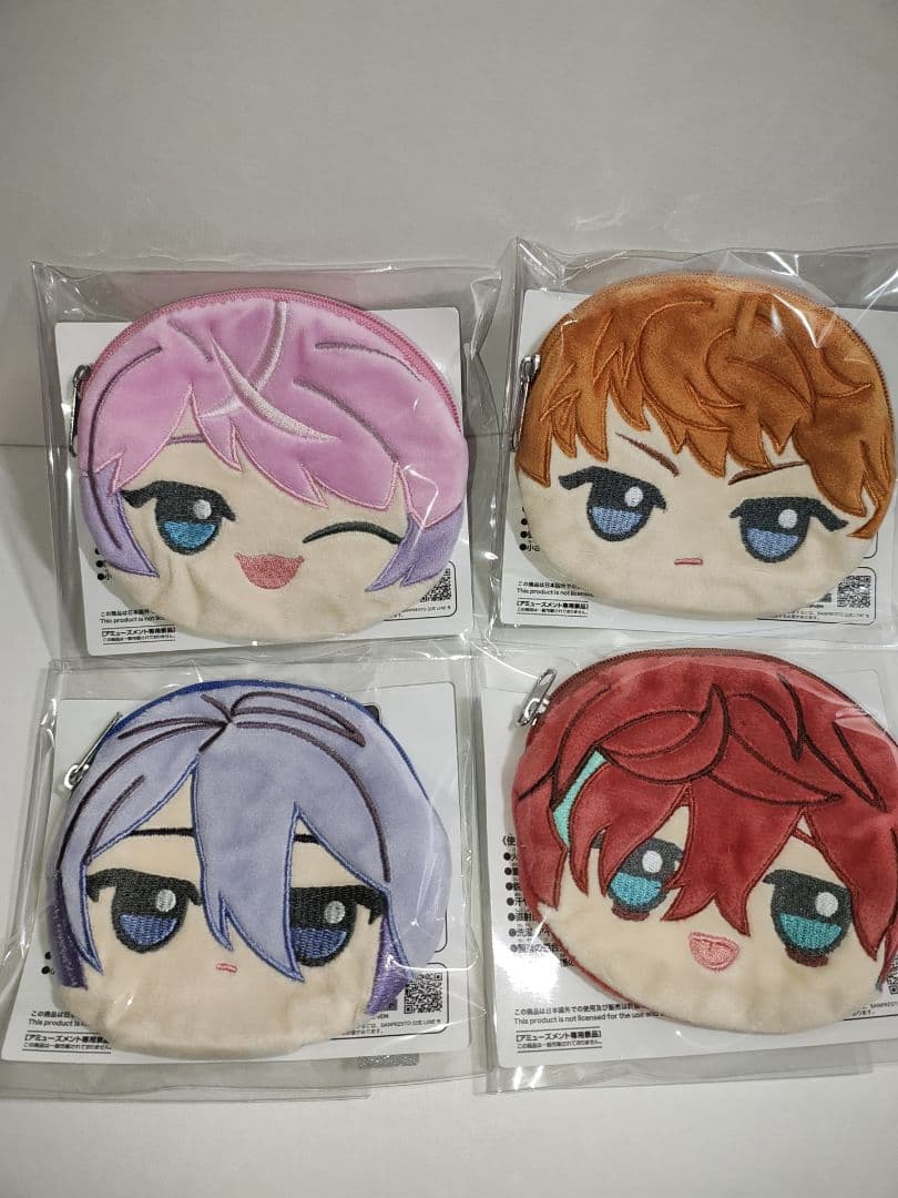 ヒプノシスマイク ちびぐるみ カラビナ付きフェイスポーチ 8点