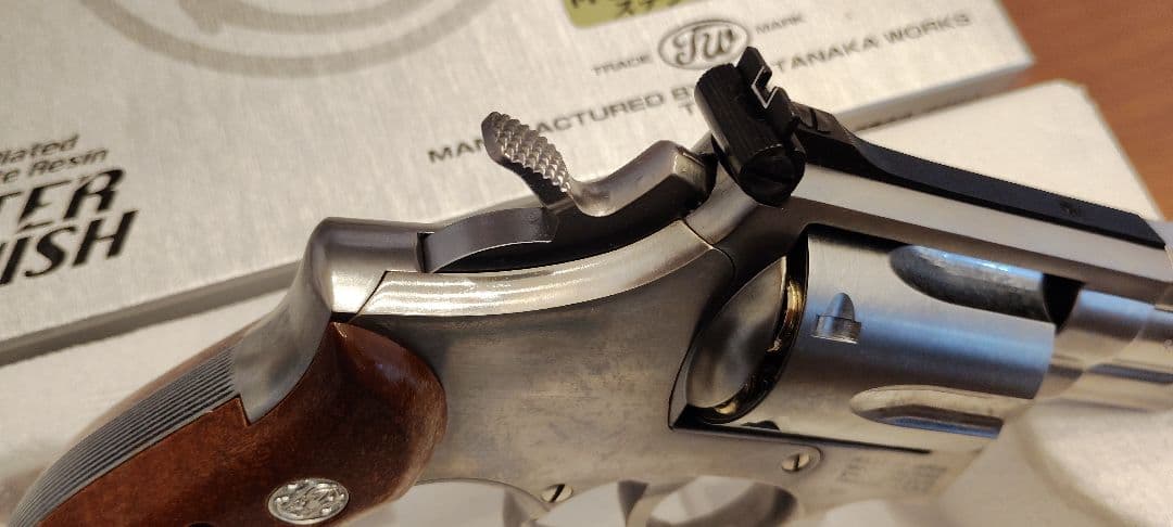 タナカ　S&W　M66　2.5インチ　ステンレス　ジュピターフィニッシュ　ガス銃