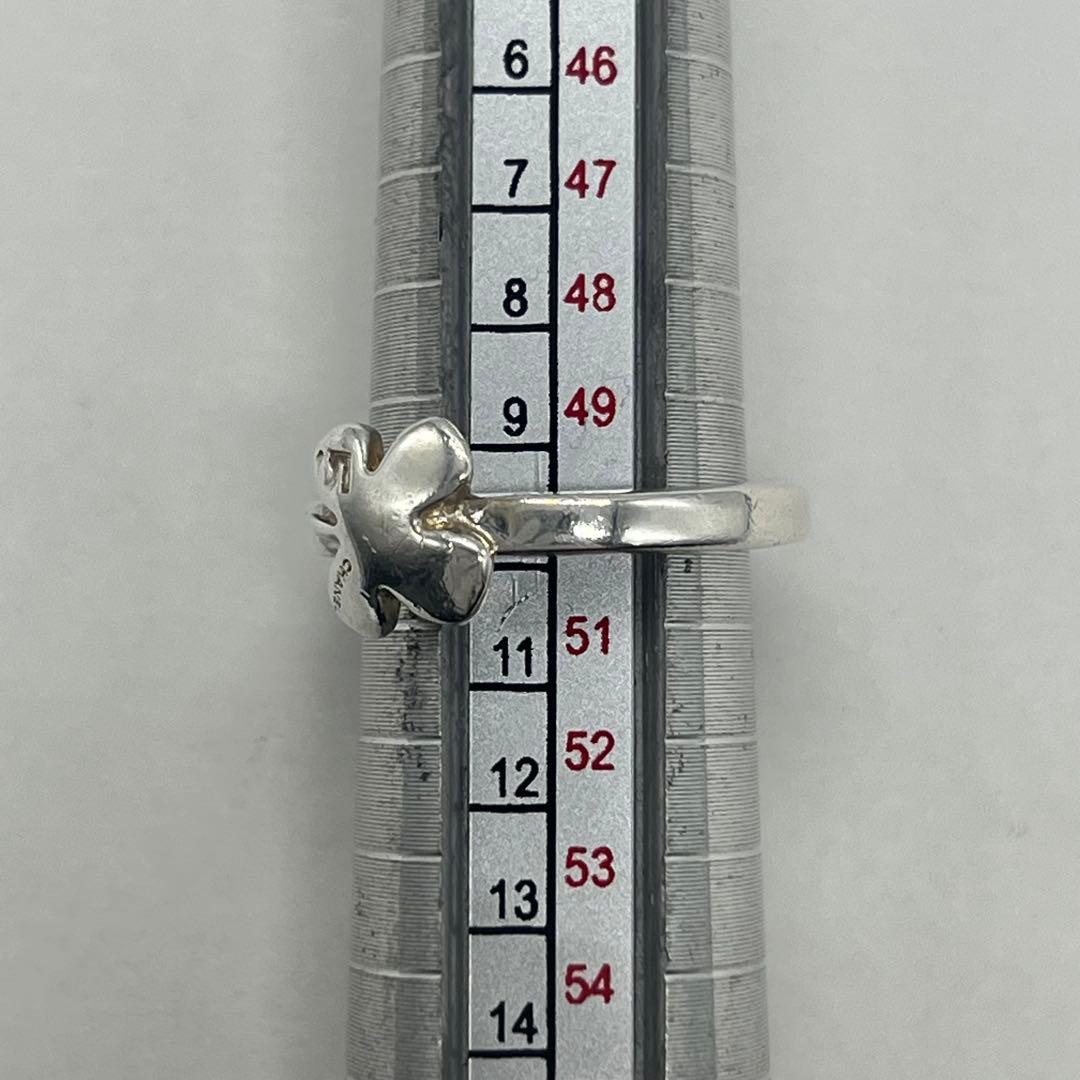 シャネル CHANEL クローバー リング 10号 SV925 ヴィンテージ