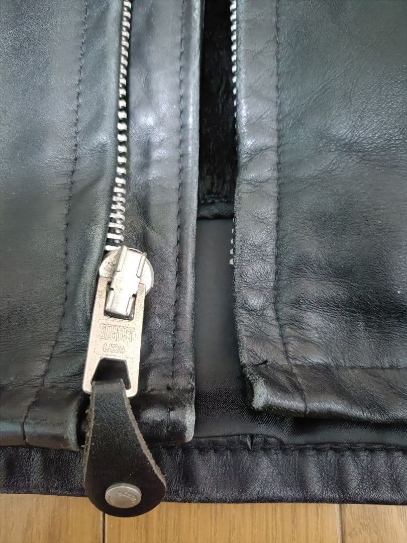 ショット Schott シングルライダース 641 サイズ36　ブラック