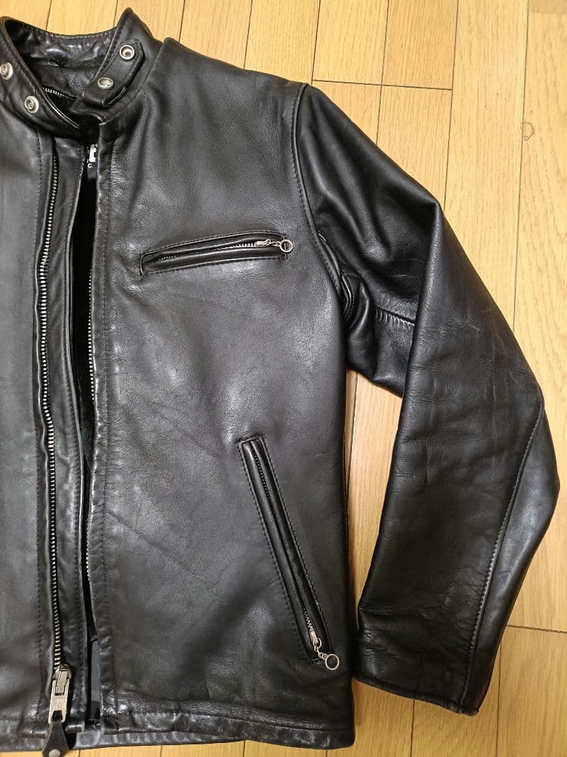 ショット Schott シングルライダース 641 サイズ36　ブラック