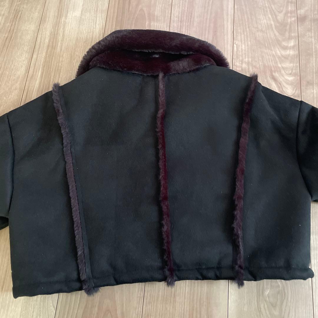 【カリナ着用 ✨】 TRUE ムートンコートBLACK 定価32000