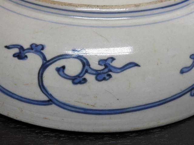 伊万里染付皿　MA340