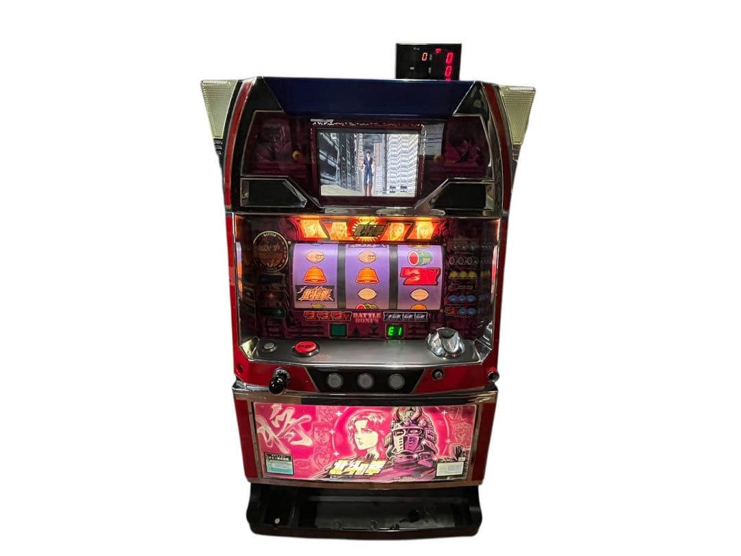 売切 エラー表示 パチスロ実機 北斗の拳 世紀末救世主伝説 不要機